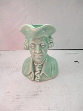 VINTAGE GREEN TOBY JUG RARE