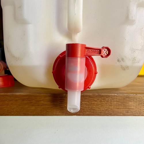Drum container tap for 20l - container, or