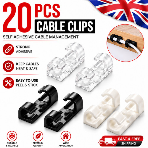 Self adhesive cable clips - adhesive,