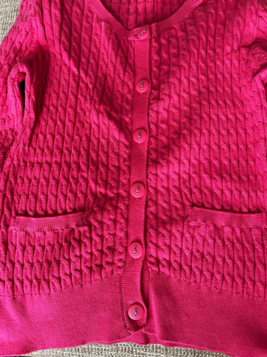 Next girls pink cable knit - cable,