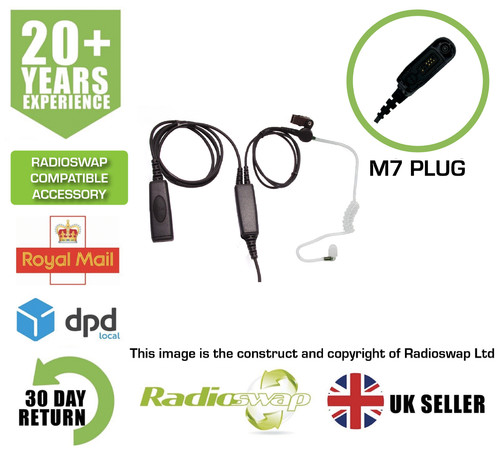 Deluxe covert earpiece with - deluxe,