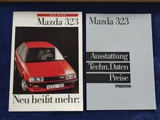 Mazda 323 LX, GLX, GT brochure