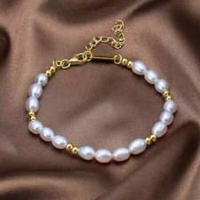 Pearl Bracelet White Cultured