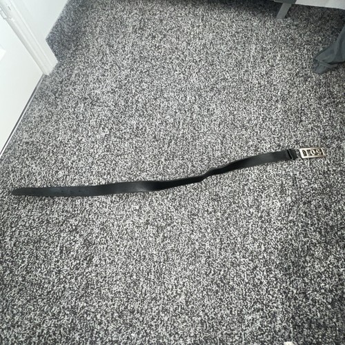 Levis 501 black leather belt - 501,