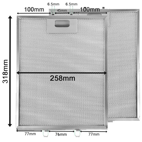Metal mesh filters - metal, for