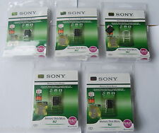 5 x Sony 512mb M2 Memory Stick Micro for C902 C905 K800i K770i W890i W960i W995i
