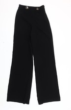 Zara Women’s Black Wide-Leg