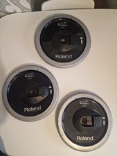 Roland TD-20/TD-30  SV silver Coated Cymbal  Set. 2 X CY-14C , 1 X CY-15R RIDE.