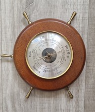 H Samuel Nautical Barometer Antique Vintage