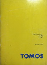 TOMOS MOPEDS A3M / A3MS / A3ML - ORIGINAL PARTS LIST CATALOGUE 1984