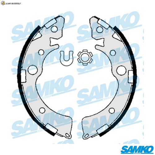 Brake shoe set 86980 - shoe,