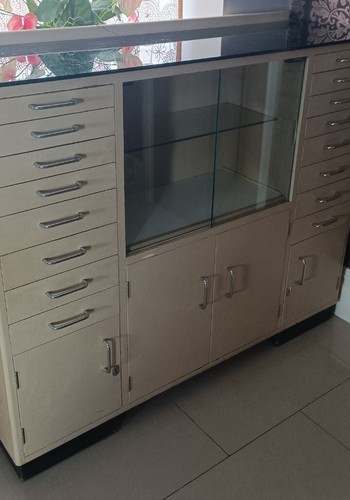 1950s dentist medical cabinet - dentist/medical,