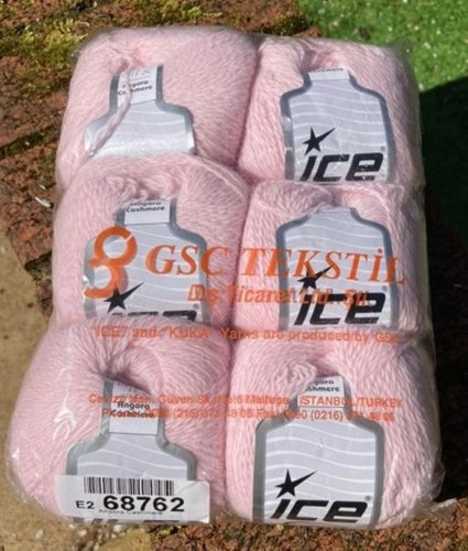 Angora yarn baby pink - 6, x