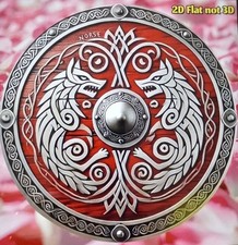 RETRO VINTAGE VIKING SHIELD