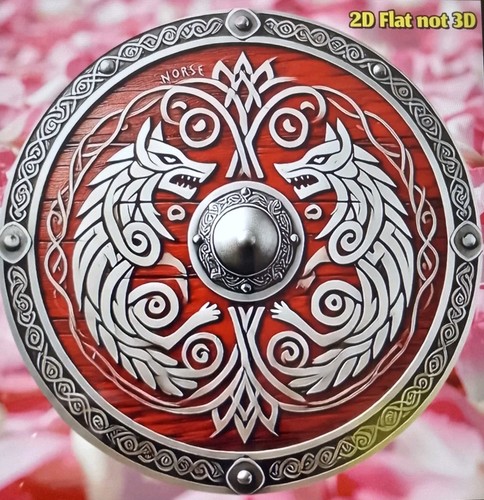Retro vintage viking shield - vintage,