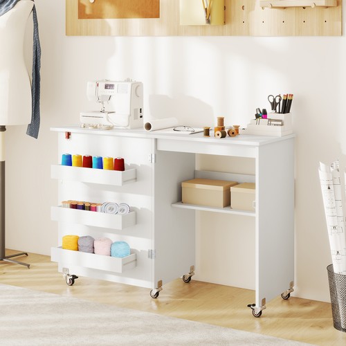 Folding sewing table mobile - folding,