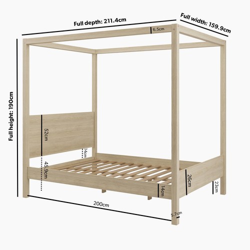King size four poster - king,