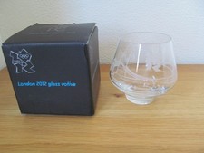 Dartington Crystal London 2012 Olympics Glass Votive Candle Holder.