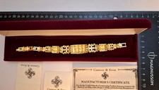 Camrose and Kross Jacqueline Kennedy Faux Gold And Saphire Bracelet
