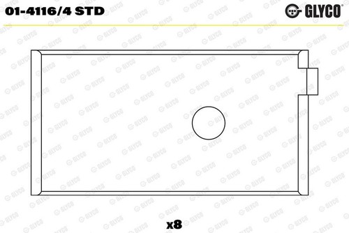 Connecting rod glyco - rod, 01-4116/4