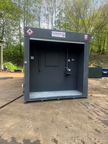 Large steel bunded diesel - large, fuel