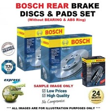 BOSCH REAR AXLE BRAKE DISCS +