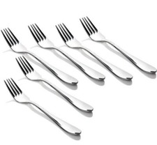 6 X STAINLESS STEEL CUTLERY