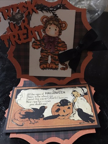 Magnolia tilda halloween card - tilda,