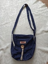 Bill Brown London Small Cross Body Denim Zipped Designer Holiday Bag VGC