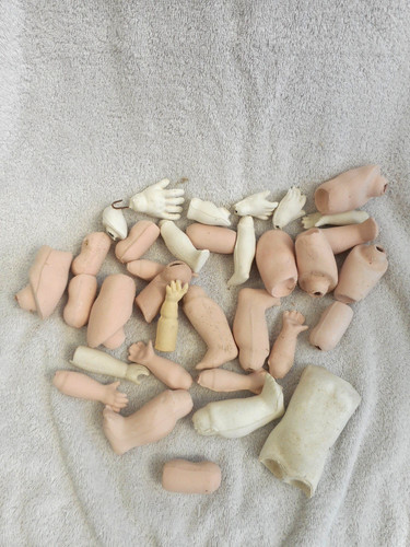 Vintage doll composition - composition, body