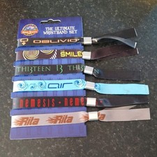 Alton Towers The Ultimate Wristband Set Oblivion Smiler 13 Air Nemesis Rita