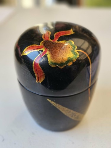 Japanese natsume tea caddy - japanese,