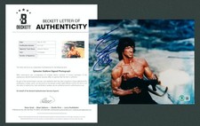 Sylvester Stallone Signed BAS