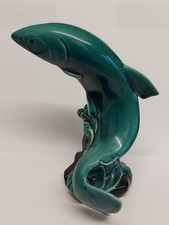POOLE POTTERY LEAPING SALMON.