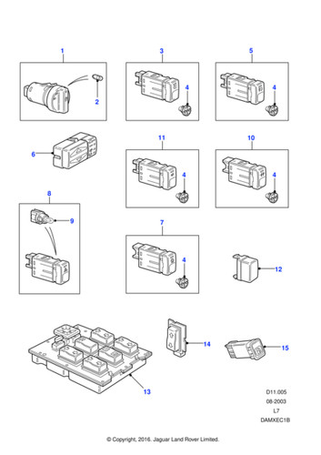 Switch pack centre - switch,