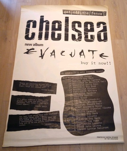 Rare chelsea 1982 evacuate - rare,