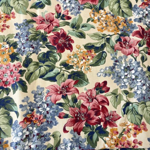 Amtex amgard floral fabric - floral,