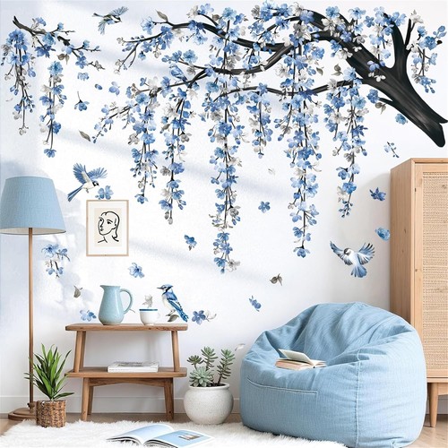 Decalmile large blue flower - blue,