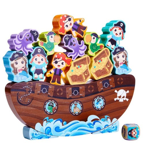 Stacking pirate game - ,