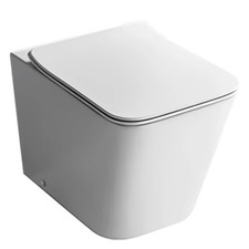 Sottini Caffaro Back To Wall Toilet Pan with Horizontal Outlet & Slow Close Seat