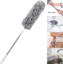 Extendable Feather Duster Long Telescopic Magic Static Duster Brush 245cm 