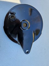 Yamaha RD125LC Mk1 rear brake plate powder coated