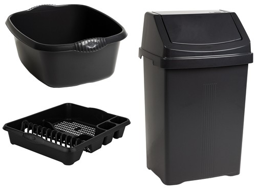 Dark grey set 50l - dark,