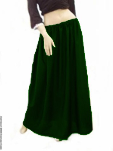 Long dark green victorian - long, /