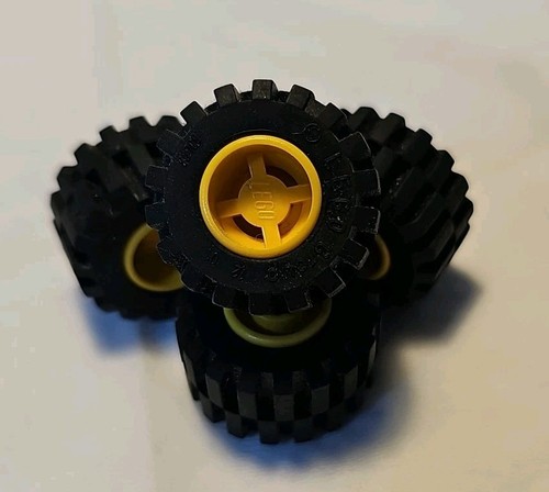 Lego brick wheel black - lego, tyre