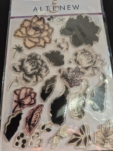 Altenew stamp set peony - set,