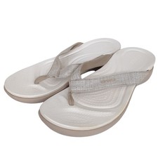Crocs Capri V Flip Flops White