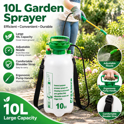 10l garden pressure sprayer - 10l,