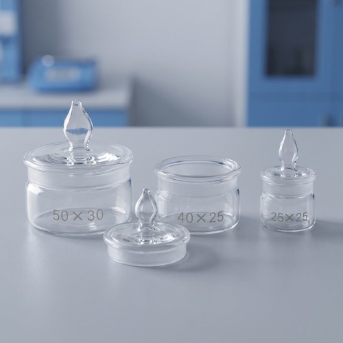 3pcs laboratory glass weighing - 3pcs,
