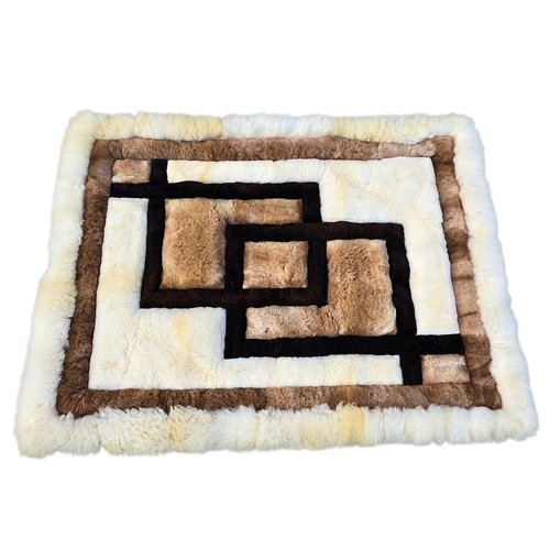 Vtg 100 alpaca fur wall - vtg,